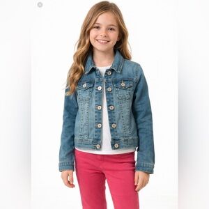 Place Denim Jacket Kids Size XS 4 Classic Medium Wash